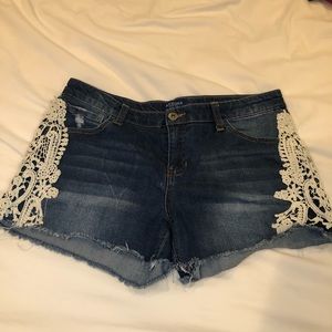 Arizona Plus Girls Jean Shorts